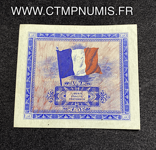 ,BILLET,FRANCAIS,2,FRANCS,DRAPEAU,1944,X,