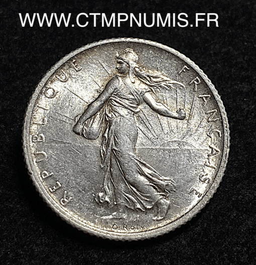 ,MONNAIE,1,FRANC,ARGENT,SEMEUSE,1908,SUP,