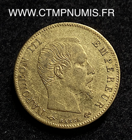 ,5,FRANCS,OR,EMPIRE,NAPOLEON,III,1860,PARIS,