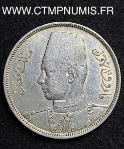 ,MONNAIE,EGYPTE,15,PIASTRES,ARGENT,1937,