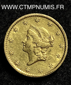 ,MONNAIE,ETATS,UNIS,1,DOLLAR,OR,1849,LIBERTY,