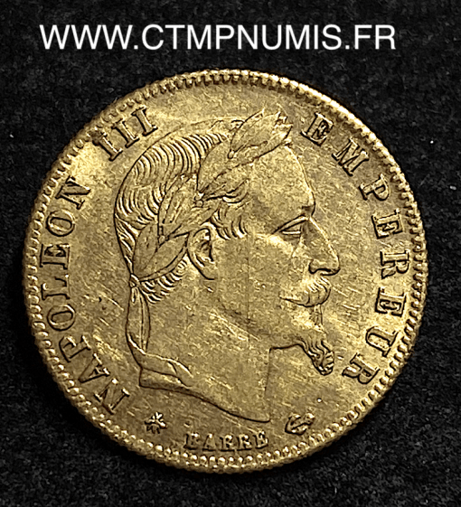 ,EMPIRE,5,FRANCS,OR,NAPOLEON,III,1867,A,PARIS,