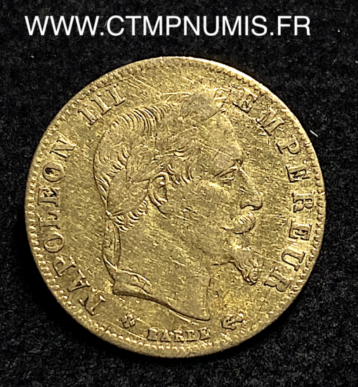 ,5,FRANCS,OR,NAPOLEON,III,1867,STRASBOURG,