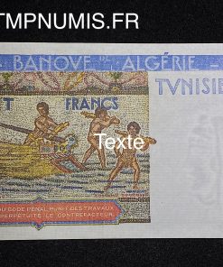 ,BILLET,TUNISIE,100,FRANCS,4,11,1946,NEUF,