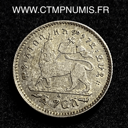 ,MONNAIE,ETHIOPIE,1/20/DE,BIRR,ARGENT,