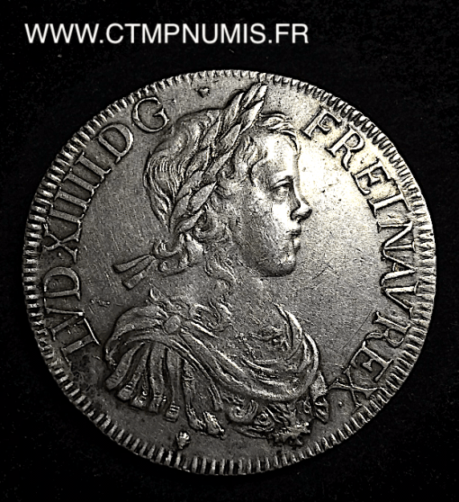 ,ROYALE,LOUIS,XIV,ECU,ARGENT,1647,M,TOULOUSE,
