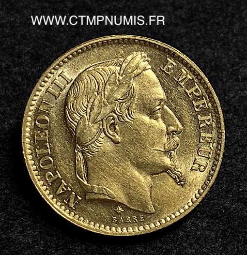 ,EMPIRE,20,FRANCS,OR,NAPOLEON,III,1868,PARIS,