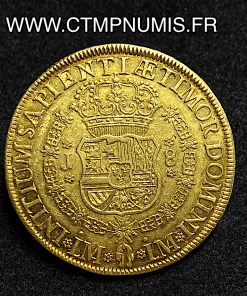 ,PEROU,8,ESCUDOS,OR,FERDINAND,VI,1752,J,LIMA,