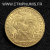 ,MONNAIE,20,FRANCS,OR,COQ,1900,