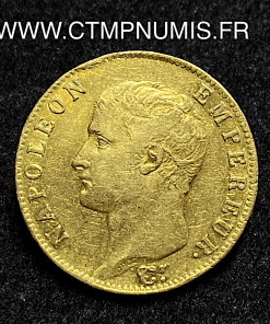 ,20,FRANCS,OR,NAPOLEON,TETE,NUE,AN,13,PARIS,