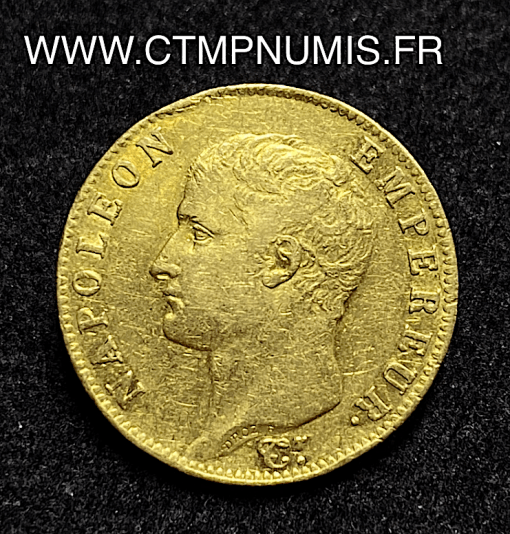 ,20,FRANCS,OR,NAPOLEON,TETE,NUE,AN,13,PARIS,