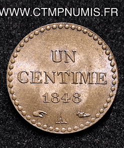 ,II°,REPUBLIQUE,UN,CENTIME,DUPRE,1848,A,PARIS,