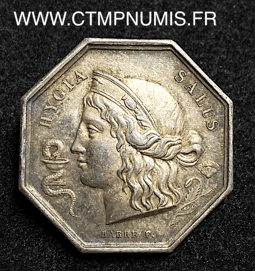 ,JETON,ARGENT,SOCIETE,PHARMACIE,PARIS,1746,