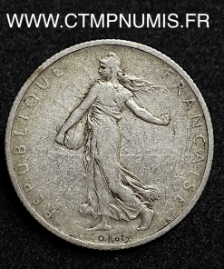 ,MONNAIE,2,FRANCS,ARGENT,SEMEUSE,1900,