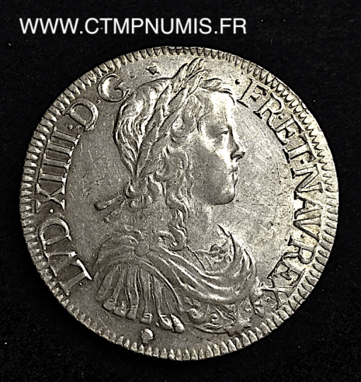 ,ROYALE,LOUIS,XIV,ECU,ARGENT,1649,M,TOULOUSE,