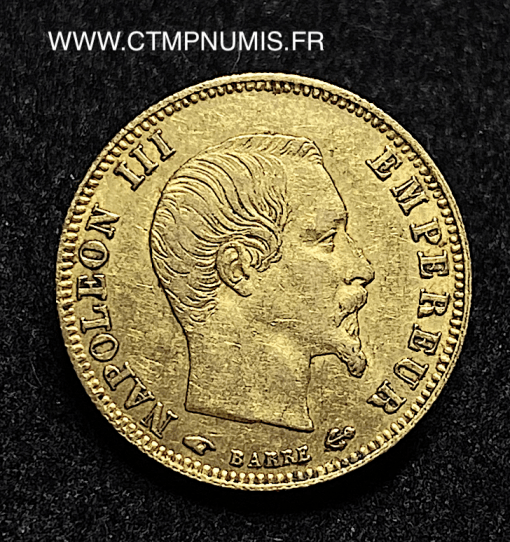 ,EMPIRE,5,FRANCS,OR,NAPOLEON,III,1859,PARIS,