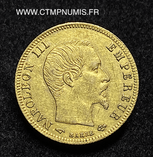 ,EMPIRE,5,FRANCS,OR,NAPOLEON,III,1859,PARIS,