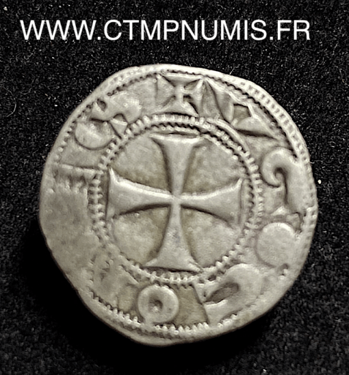 ,DENIER,ARGENT,HUGUES,II,III,12°,SIECLE,RODEZ,