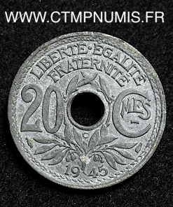 ,20,CENTIMES,LINDAUER,1945,C,CASTELSARRAZIN,