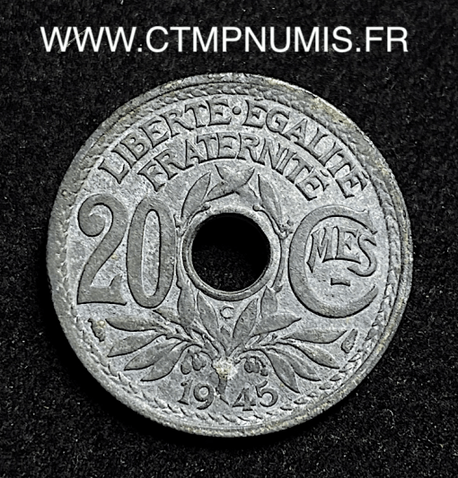 ,20,CENTIMES,LINDAUER,1945,C,CASTELSARRAZIN,