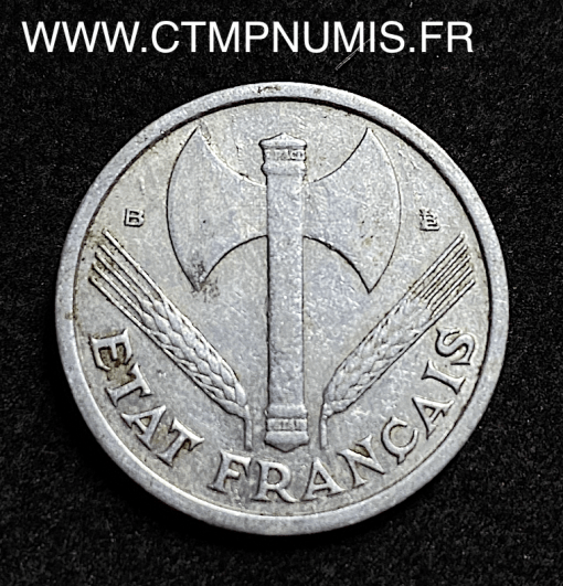 ,MONNAIE,1,FRANC,FRANCISQUE,PETAIN,1943,B,