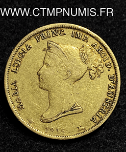 ,ITALIE,PARME,40,LIRE,OR,MARIE,LOUISE,1815,