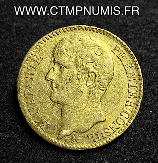 ,40,FRANCS,OR,BONAPARTE,CONSUL,AN,XI,A,PARIS,