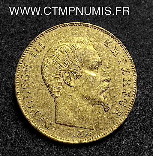 ,EMPIRE,50,FRANCS,OR,NAPOLEON,III,1858,A,PARIS,