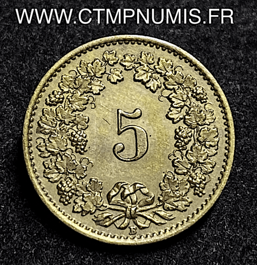 ,SUISSE,5,CENTIMES,HEVETIA,1918,BRONZE,BERNE,