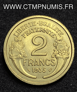 ,MONNAIE,2,FRANCS,MORLON,BRONZE,1935,