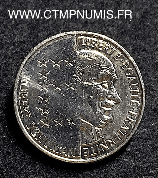 ,MONNAIE,10,FRANCS,ROBERT,SCHUMAN,1986,