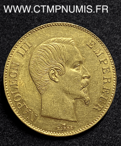 ,EMPIRE,100,FRANCS,OR,NAPOLEON,III,1858,PARIS,