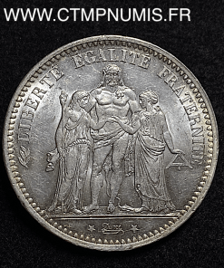 ,5,FRANCS,ARGENT,HERCULE,1873,A,PARIS,