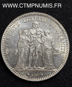 ,5,FRANCS,ARGENT,HERCULE,1876,A,PARIS,