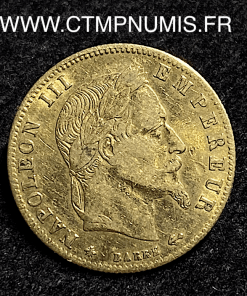 ,EMPIRE,5,FRANCS,OR,NAPOLEON,III,1864,PARIS,