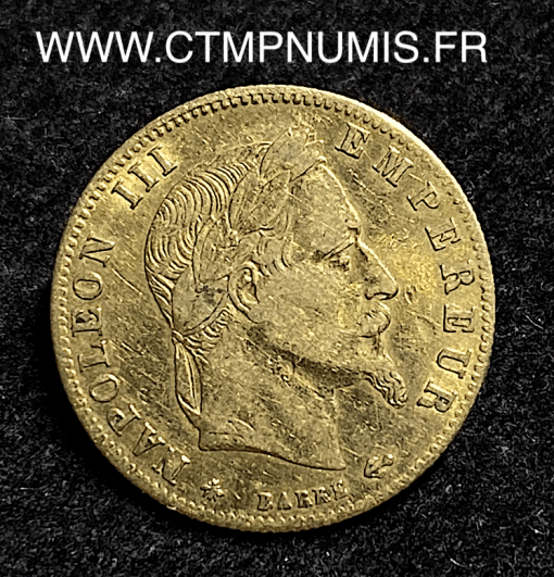 ,EMPIRE,5,FRANCS,OR,NAPOLEON,III,1864,PARIS,