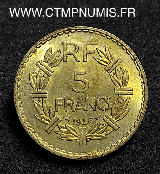 ,5,FRANCS,LAVRILLIER,BRONZE,ALUMINIUM,1946,