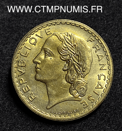 ,MONNAIE,R,FRANCS,LAVRILLIER,BRONZE,ALUMINIUM,1946,