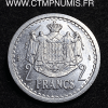 ,MONACO,2,FRANCS,ALUMINIUM,LOUIS,II,1943,SPL,