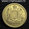 ,MONACO,2,FRANCS,BRONZE,LOUIS,II,1943,SPL,