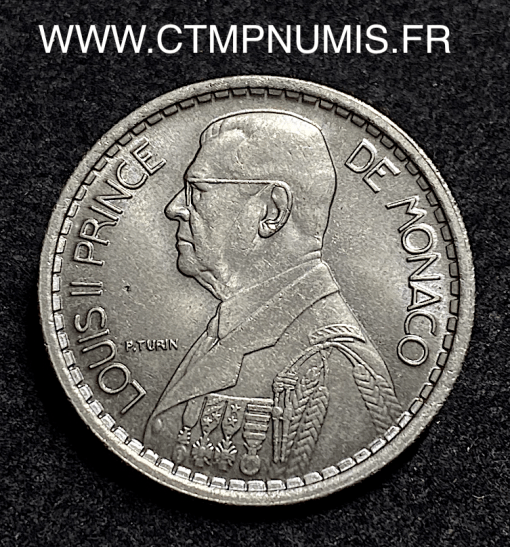 ,MONNAIE,MONACO,10,FRANCS,LOUIS,II,1946,SPL,