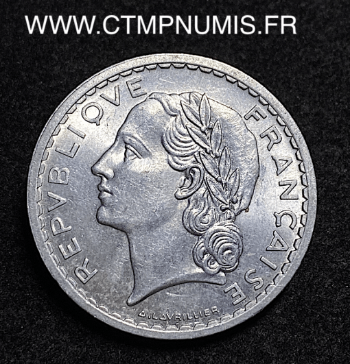 ,5,FRANCS,LAVRILLIER,ALUMINIUM,1948,SPL,