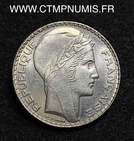 ,MONNAIE,10,FRANCS,TURIN,ARGENT,1929,SPL,