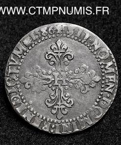 ,ROYALE,HENRI,III,1/2,FRANC,ARGENT,1586,PARIS,