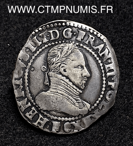 ,ROYALE,HENRI,III,1/2,FRANC,ARGENT,1587,ANGERS,