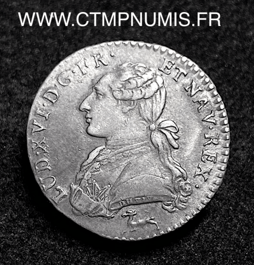 ,LOUIS,XVI,1/10,ECU,ARGENT,1787,R,ORLEANS,