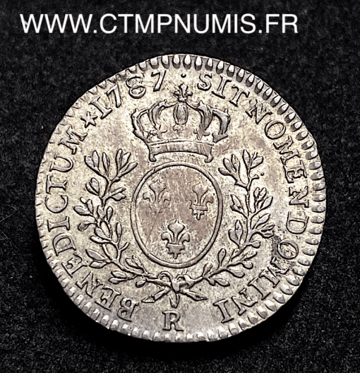 ,LOUIS,XVI,1/10,ECU,ARGENT,1787,R,ORLEANS,