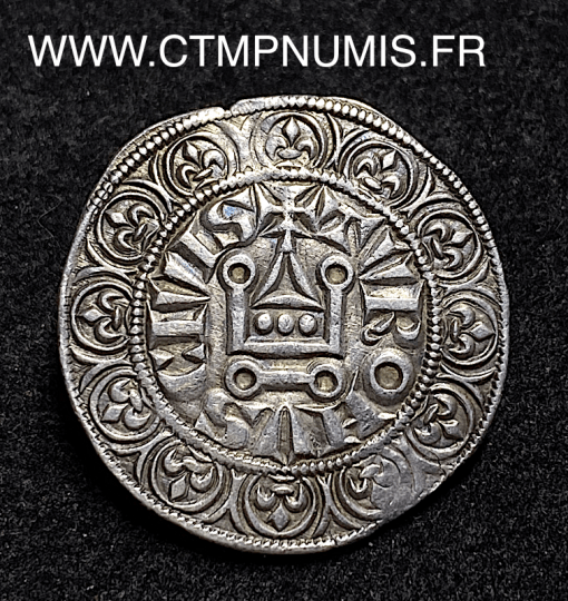 ,ROYALE,PHILIPPE,IV,GROS,TOURNOIS,ARGENT,