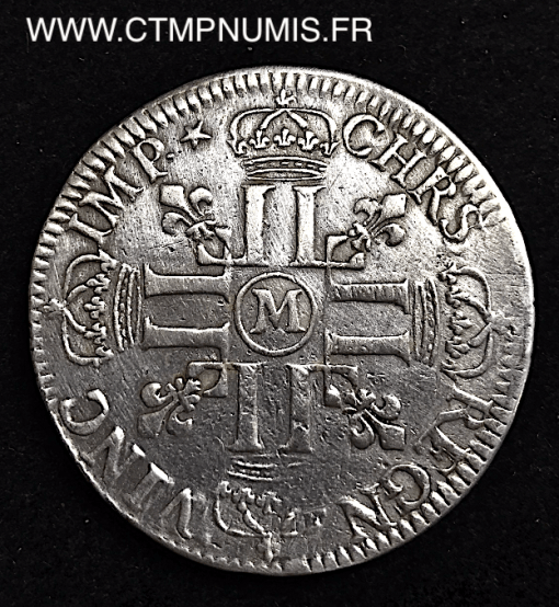 ,ROYALE,LOUIS,XIV,ECU,ARGENT,1690,M,TOULOUSE,