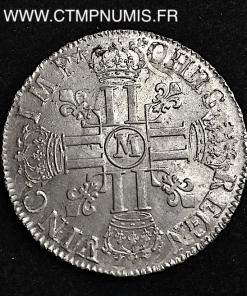 ,ROYALE,LOUIS,XIV,ECU,ARGENT,1692,M,TOULOUSE,